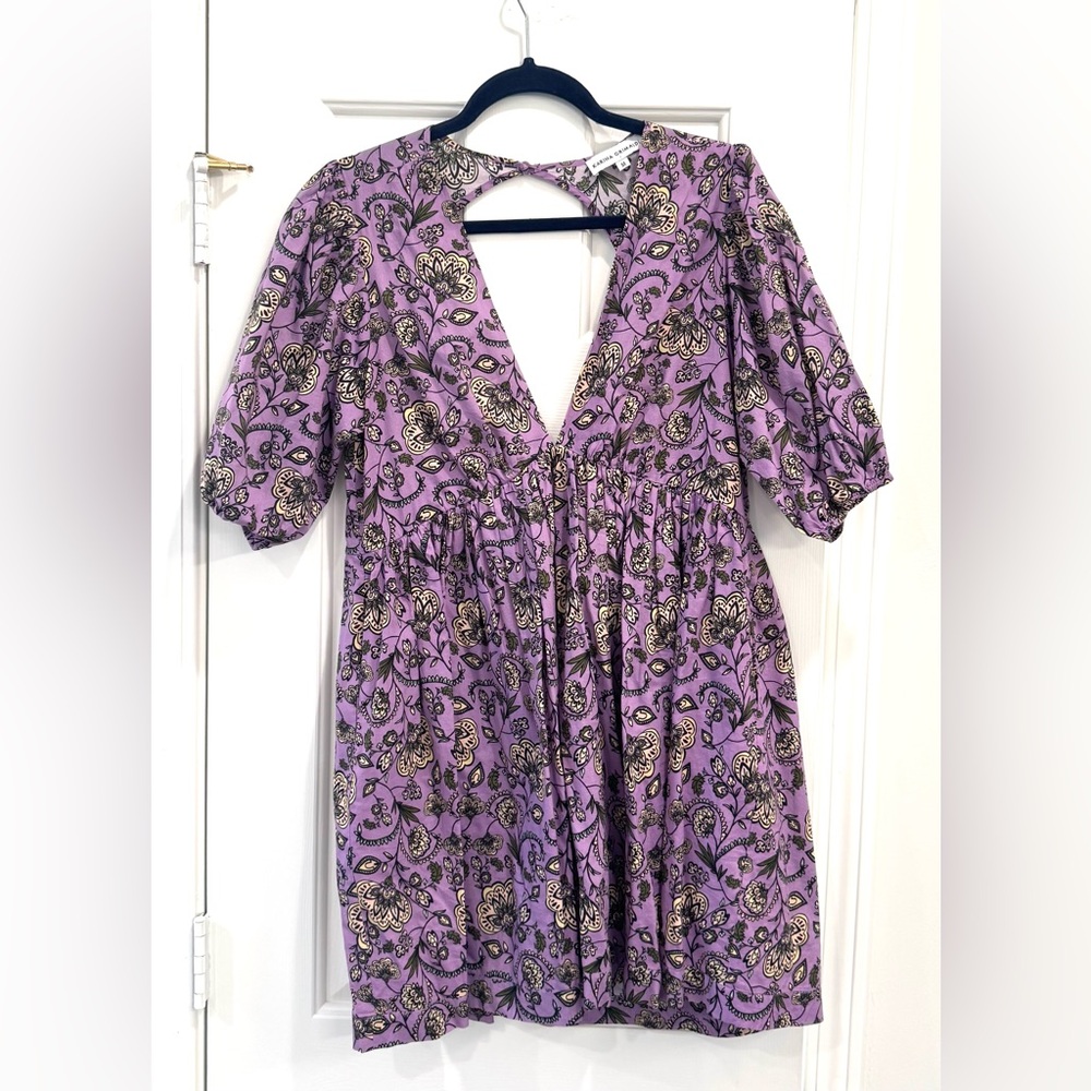 Karina Grimaldi Purple Floral Dress